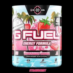G Fuel Strawberry Slushie Tub (40 Servings) Elite Energy and Endurance Formula