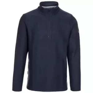 Trespass Mens Taddingley Half Zip Sweatshirt (M) (Navy)
