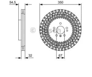 Bosch Brake disc 0 986 479 D09 Brake rotor,Brake discs MERCEDES-BENZ,M-Klasse (W166),GLE (W166),GLE Coupe (C292),GLS (X166)