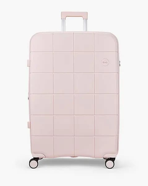 Rock Luggage Pixel EA49501 8 Wheel Hardshell Large Pastel Pink Suitcase