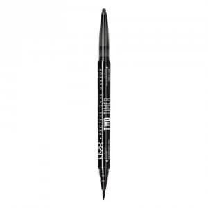 NYX Professional Makeup Two Timer Dual Ended Eyeliner Jet black