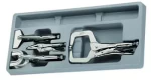 Teng Tools TTPSPG Plier Set Power Grip Welding 4 Pieces