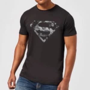 DC Originals Marble Superman Logo Mens T-Shirt - Black