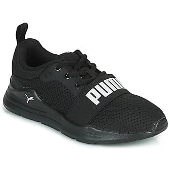 Puma WIRED PS boys's Childrens Shoes Trainers in Black