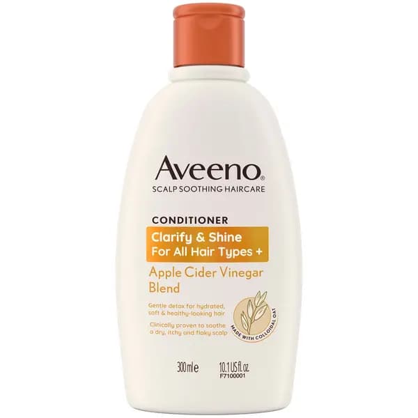 Aveeno Clarify & Shine Apple Cider Vinegar Blend Conditioner 300ml