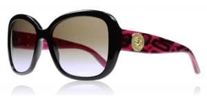 Versace VE4278B Sunglasses Black / Pink Print GB1/68 57mm