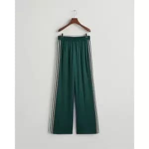 Gant Relaxed Stripe Pull on Pants Tartan - Green