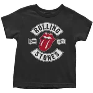 The Rolling Stones - US Tour 1978 Kids 5 Years Toddler T-Shirt - Black