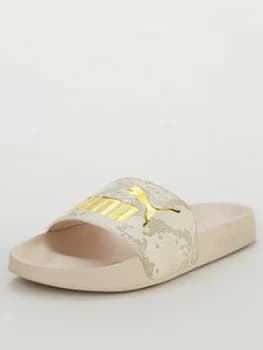 Puma Leadcat Snake Lux - White/Gold, Size 4, Women