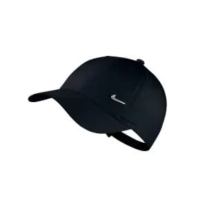 Nike Kids Heritage 86 Cap With Metallic Swoosh - Black/Silver