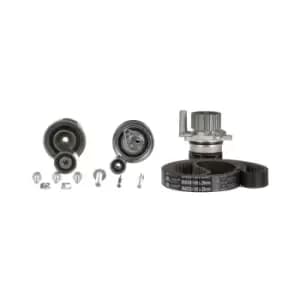 GATES Water Pump + Timing Belt Kit KP25649XS-1 VW,AUDI,SKODA,TOURAN (1T1, 1T2),Passat Variant (3C5),GOLF VI (5K1),Polo Schragheck (6R1, 6C1)