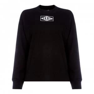 DKNY Logo Patch Sweatshirt - Black