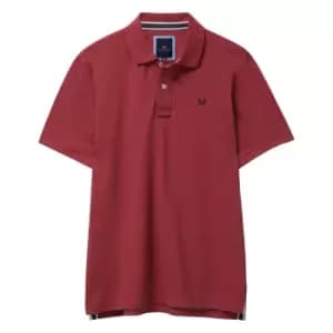 Crew Clothing Mens Classic Pique Polo Shirt Red Earth Medium