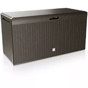 Cushion Plastic Chest Box Pillow Box 100kg Tool Crate Garden Chest Rato PLUS braun (de)