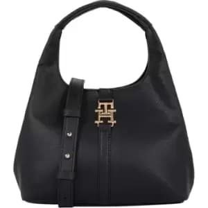 Tommy Hilfiger Th Plush Small Satchel - Black