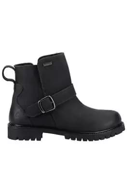 Hush Puppies Wakely Buckle Ankle Boot - Black, Size 4, Women