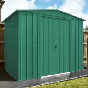 8' x 6' Lotus Heritage Green Apex Metal Shed (2.45m x 1.85m)