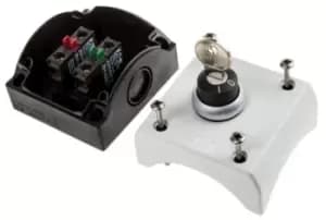 Eaton Stay Put Control Station Switch - NO/NC, Plastic, 1 Cutouts, Black, IP67