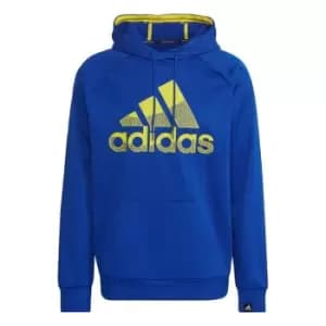 adidas AEROREADY Game and Go Big Logo Hoodie Mens - Royal Blue / Royal Blue