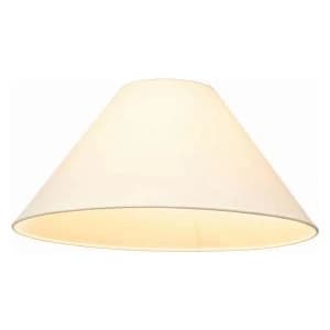 Robert Dyas Village At Home Cream Cotton Drum Shade - 12"