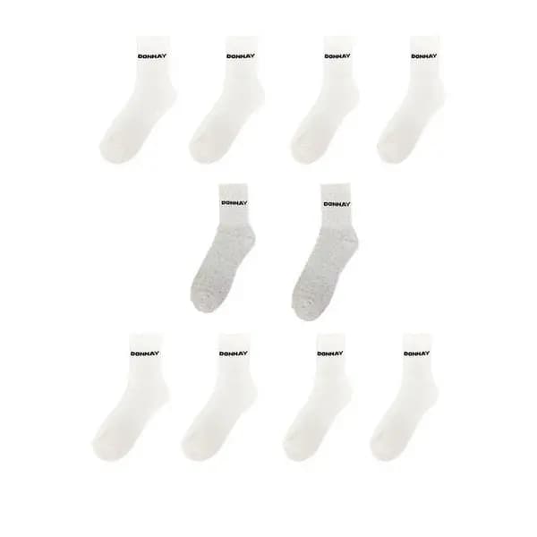Donnay 10 Pack Quarter Socks Mens - Multi 7 - 11