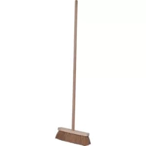 12" Bassine Broom C/W 15/16" X 48" Stale
