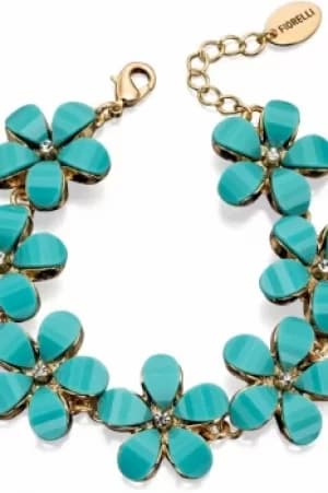 Fiorelli Jewellery Blue Stone Flower Bracelet JEWEL B4767