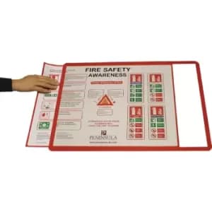 Beaverswood Frames 4 Docs Self-Adhesive A3 Black - Pack Of 10