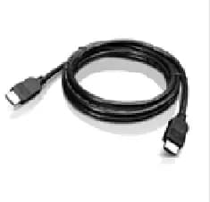 Lenovo 2.0m DVI DVI cable 2m DVI-D Black