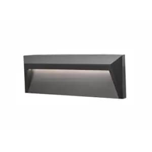 Netlighting Merano Everett Outdoor Flush Wall Lamp Dark Grey Abs LED 1.6W 212Lm