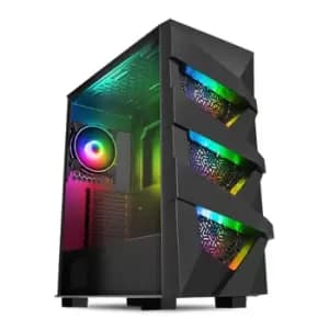 GameMax Vengeance Windowed Mid Tower PC Gaming Case