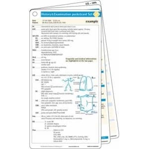 History and Examination Pocketcard Set 2006 Cards