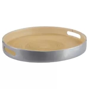 Premier Housewares Kyoto Small Tray - Silver