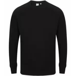 Skinni Fit Unisex Slim Fit Sweatshirt (M) (Black)