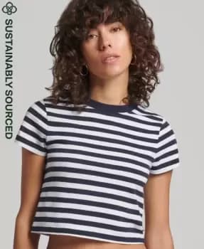 Superdry Organic Cotton Vintage Crop T-Shirt