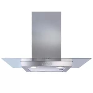 CDA ECN72 70cm Flat Chimney Cooker Hood