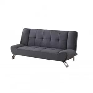 Vogue 2 Seater Grey Fabric Sofa Bed