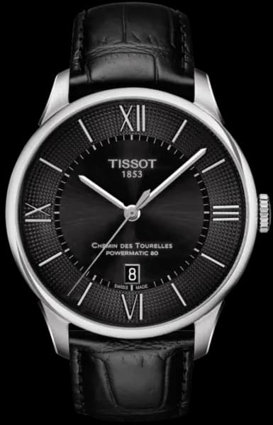 Tissot Watch Chemin des Tourelles Powermatic Gents D - Black TS-563