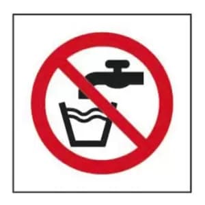 Not Drinking Water Symbol - PVC (100 x 100mm)