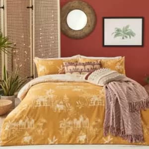 Furn. Jaipur Ochre Duvet Cover and Pillowcase Set Ochre