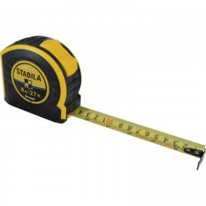 Stabila BM40 Series Pocket Tape Measure Imperial & Metric 26ft / 8m 25mm