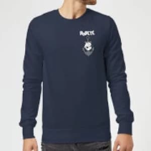 Popeye Anchor Sweatshirt - Navy - 3XL