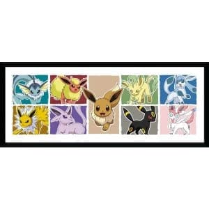 Pokemon Eevee Evolution Framed Collector Print
