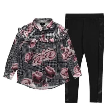 Firetrap 2pc Fril BlsIG04 - Rose Checked