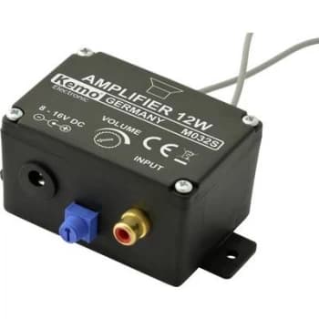 Kemo M032S Mono amp Component 6 V DC, 9 V DC, 12 V DC, 16 V DC 12 W 4 Ω