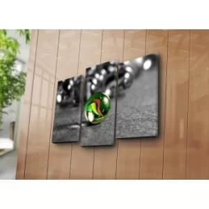 3KBPAT-11 Multicolor Decorative Canvas Painting (3 Pieces)