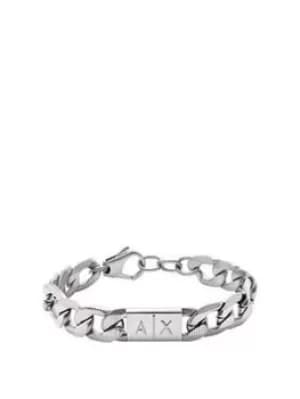 Armani Exchange Curb Logo Bracelet