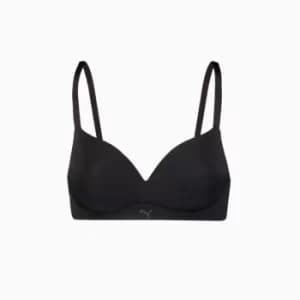 PUMA Womens Soft Padded Bra 1 Pack, Black, size 32C, Clothing
