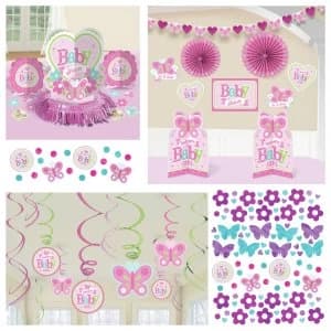 Baby Shower Decorating Accessory Pack Pink