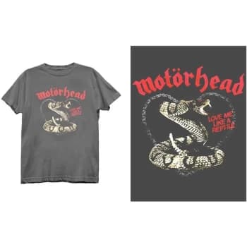 Motorhead - Love Me Like A Reptile Unisex Large T-Shirt - Grey